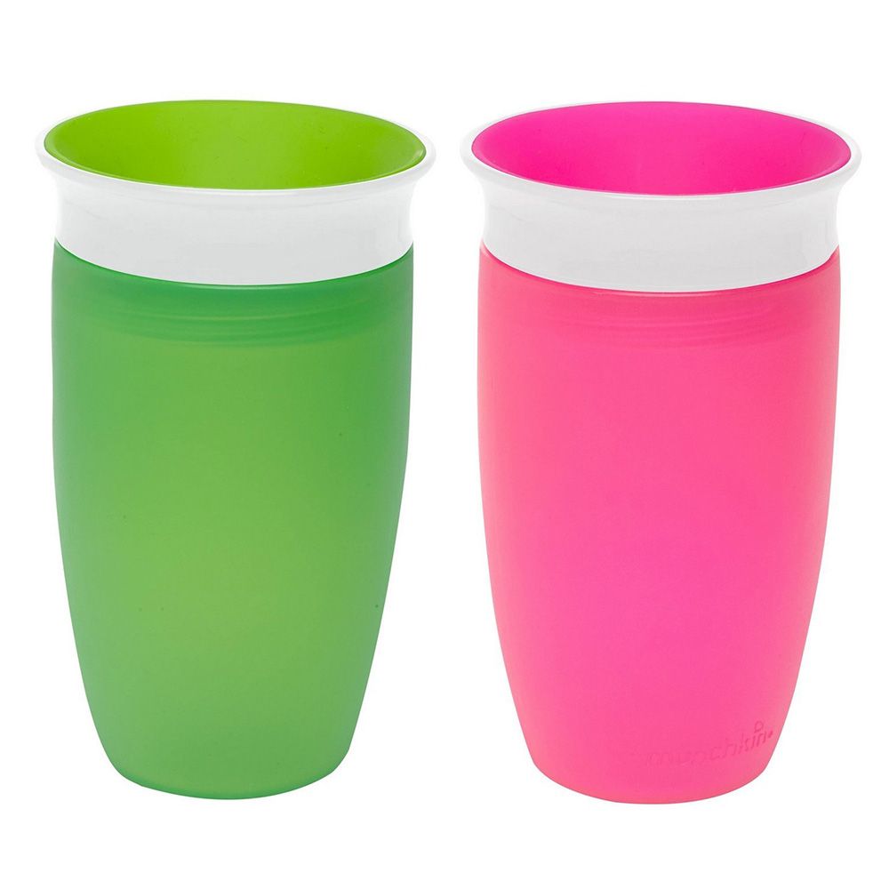 Munchkin 2pk Click Lock Weighted Straw Cup 10oz