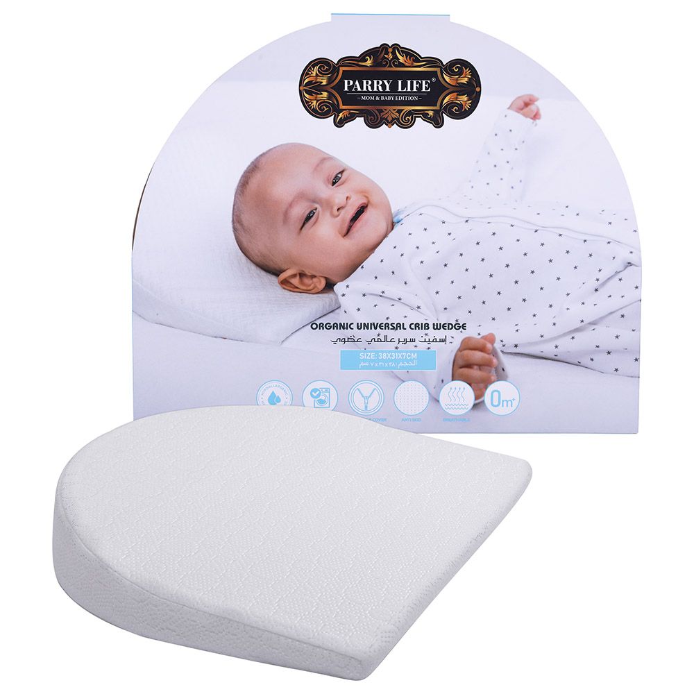 Crib incline outlet wedge