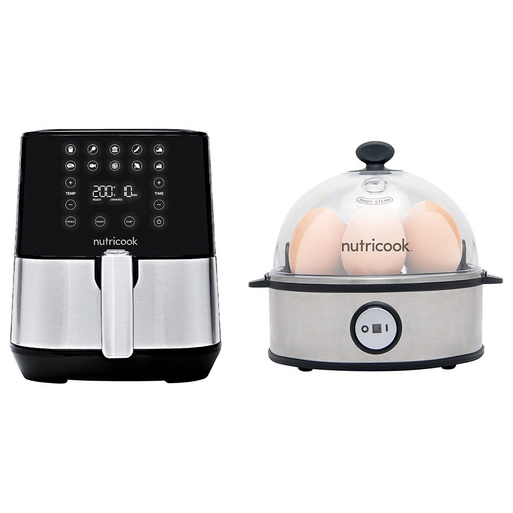 Nutricook Rapid Egg Cooker: 7 Egg Capacity Electric Egg Cooker for