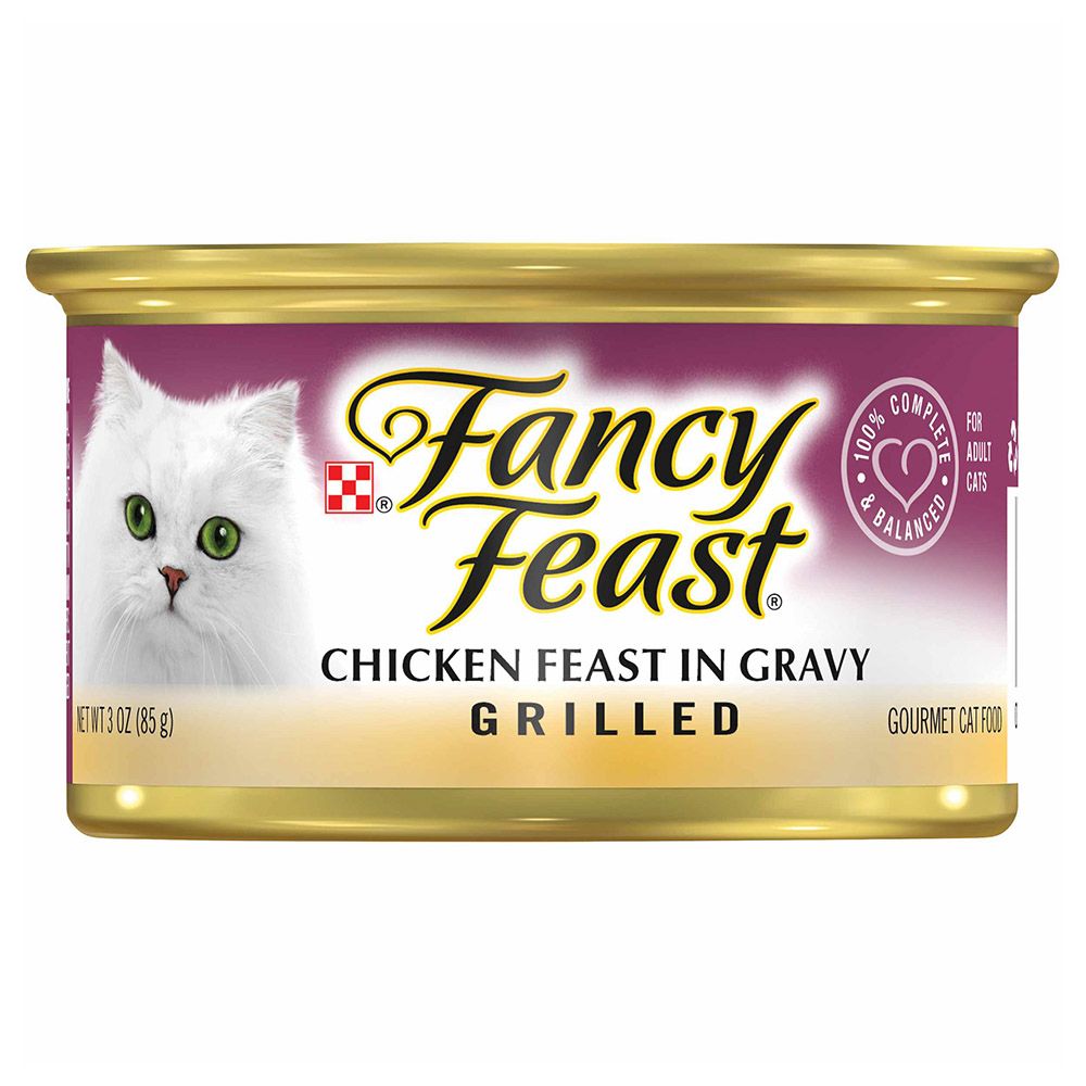 Purina Fancy Feast Grilled Chicken Wet Cat Food 85g Buy at