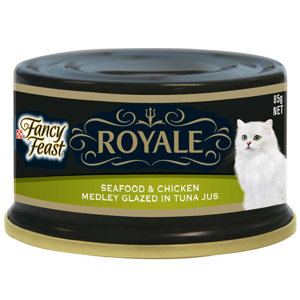 Purina Fancy Feast Royale Seafood Chicken Medley Cat Food Buy