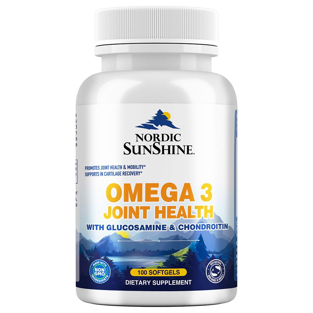 Nordic Sunshine Omega 3 Joint Health 100 Softgels Buy at Best