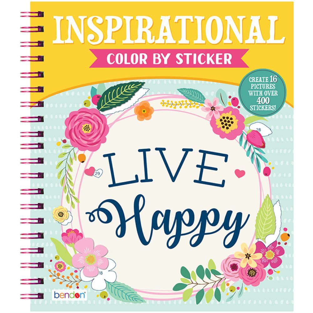 Inspirational Quotes Colour By Sticker