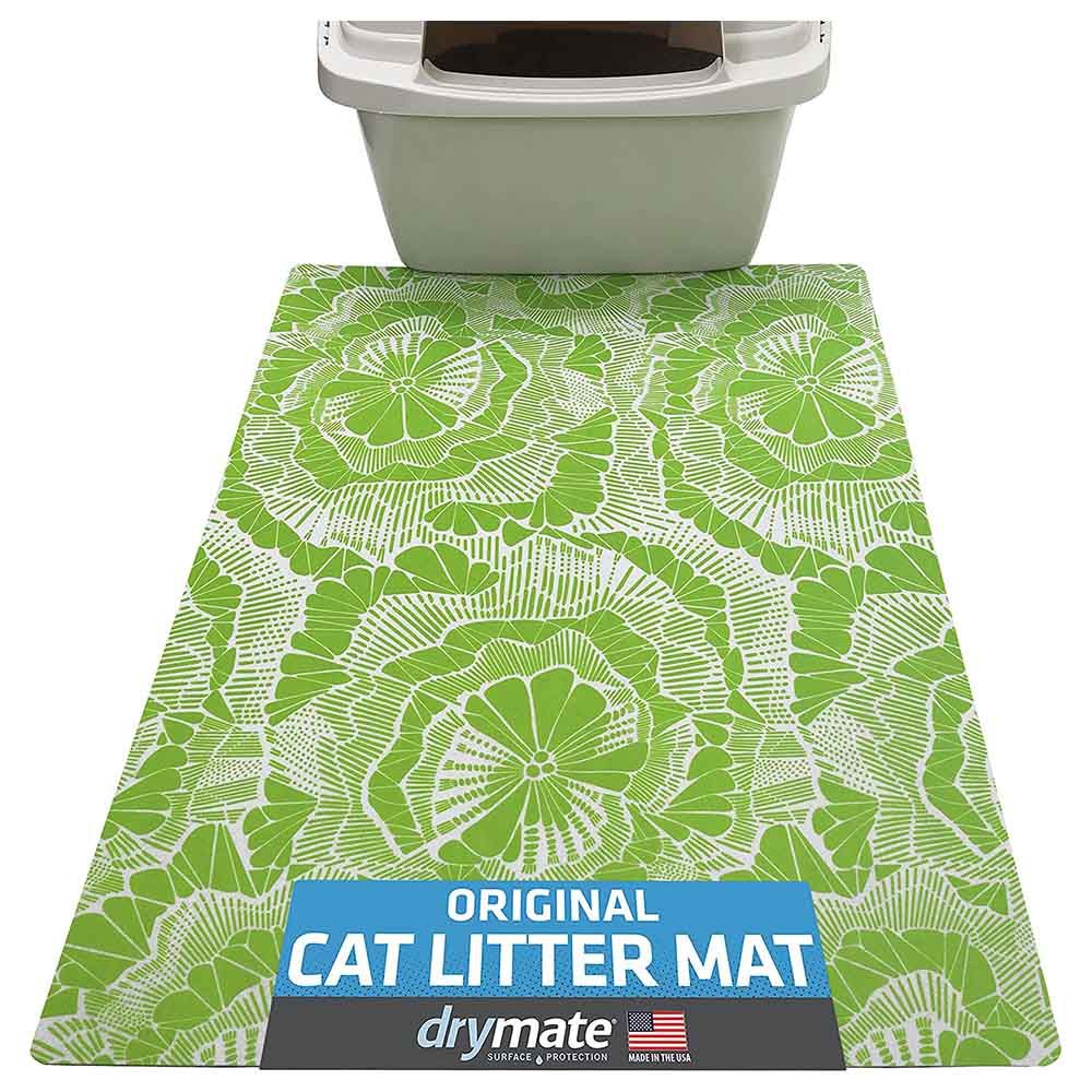 Drymate Cat Litter Mat Surf Green