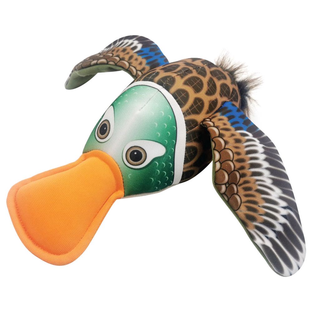 Rubber duck dog shop toy that quacks