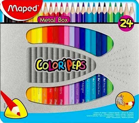 Maped Color Peps 48 Coloured pencils - Metal Box