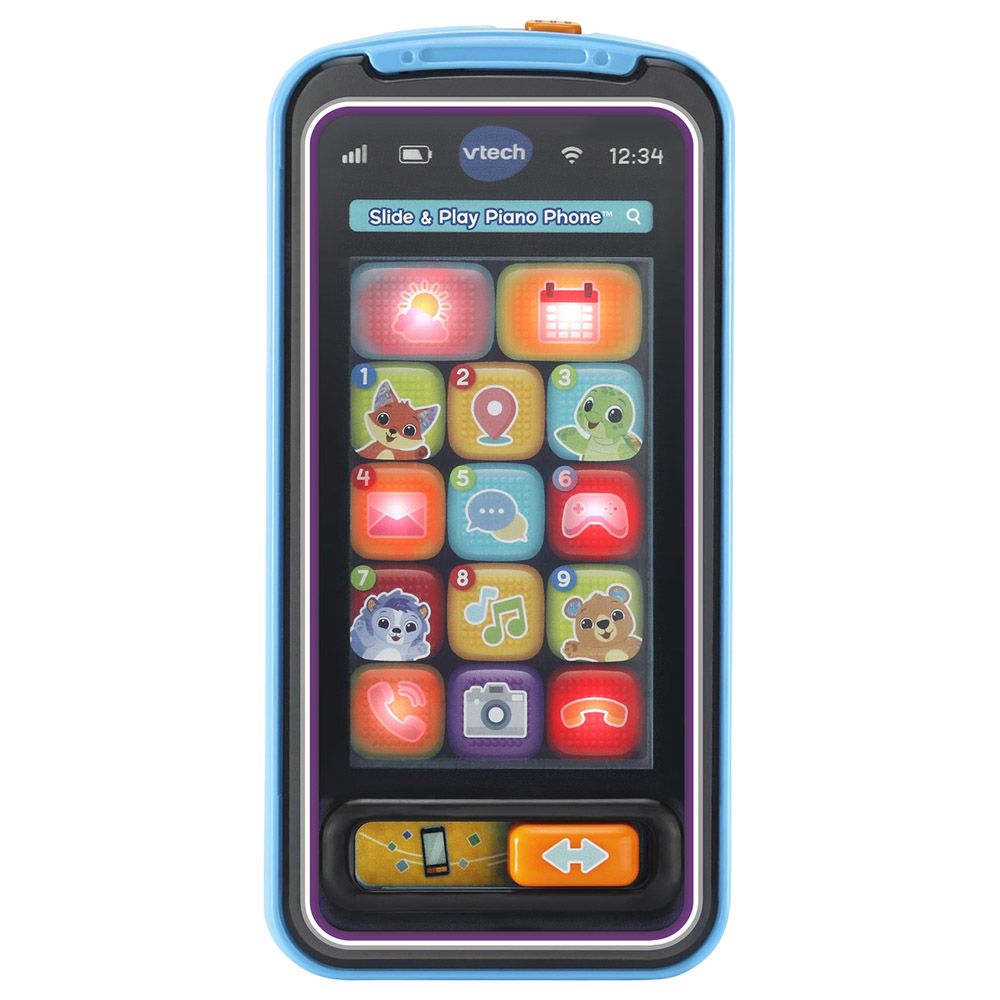 VTech Touch and Swipe Baby Phone With 12 Pretend Apps, Pink