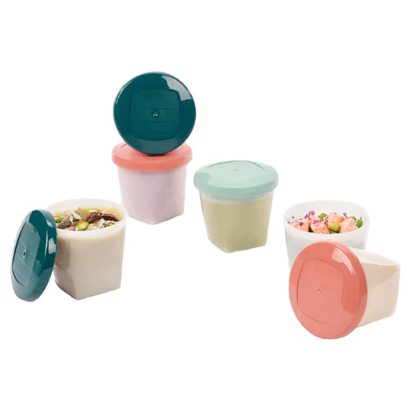 6pcs Ice Cream Containers with Lid Reusable Ice Cream Storage