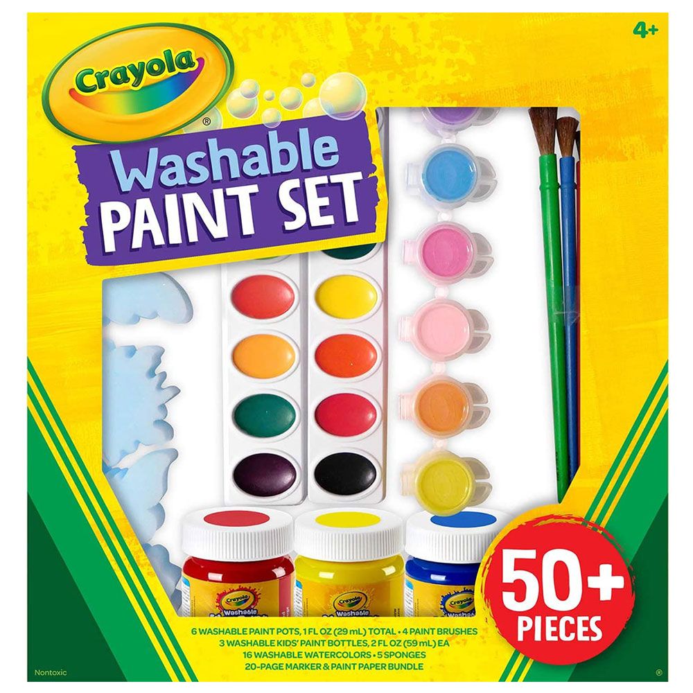 Crayola - My First Tripod Washable Markers For Toddlers 8 Ct