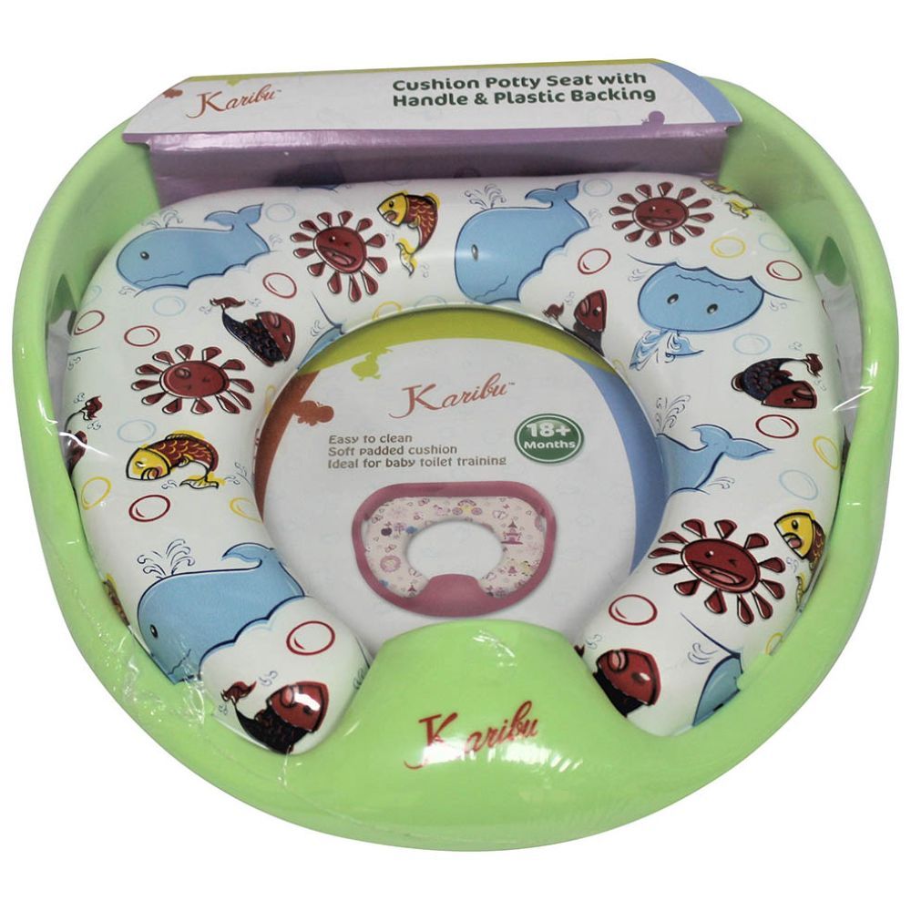 Cushion potty seat with sale handle