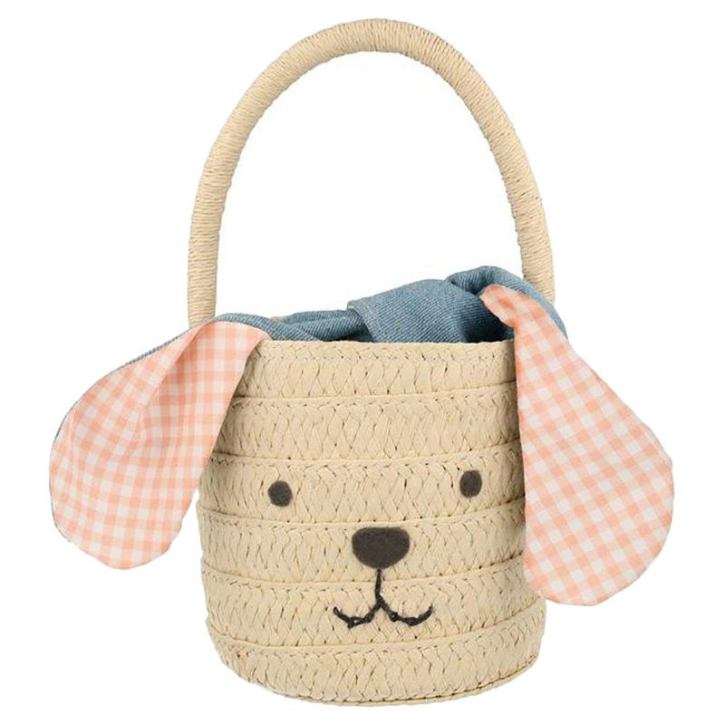 Meri Meri - Woven Straw Bunny Bag