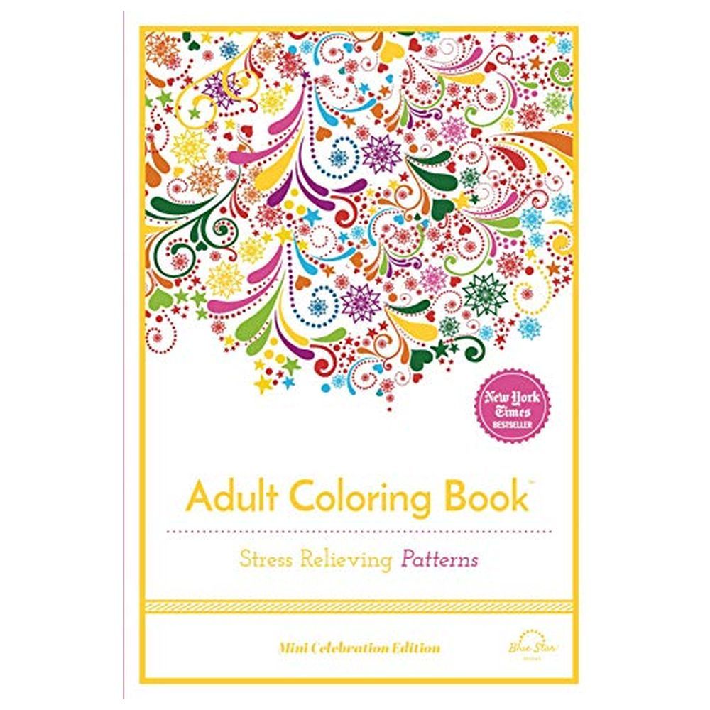 Adult Coloring Book: Stress Relieving Animal Designs, Mini Celebration  Edition 