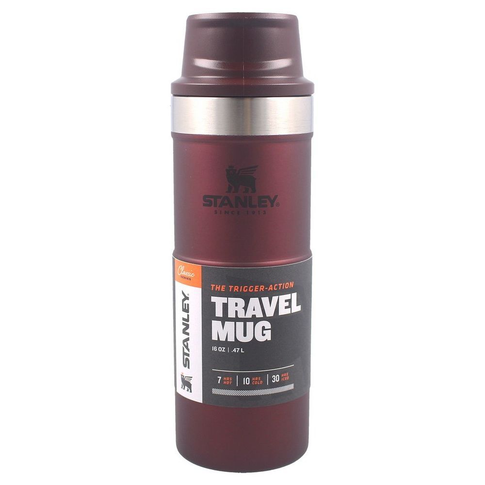 Stanley Classic Trigger-Action Travel Mug 0.35L Hammertone Green