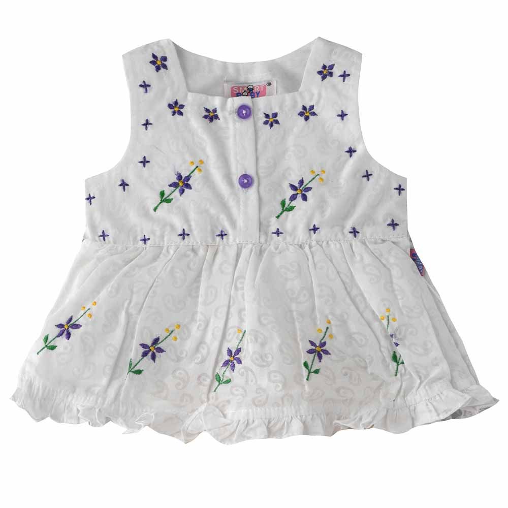 Baby girl 2024 embroidered dress