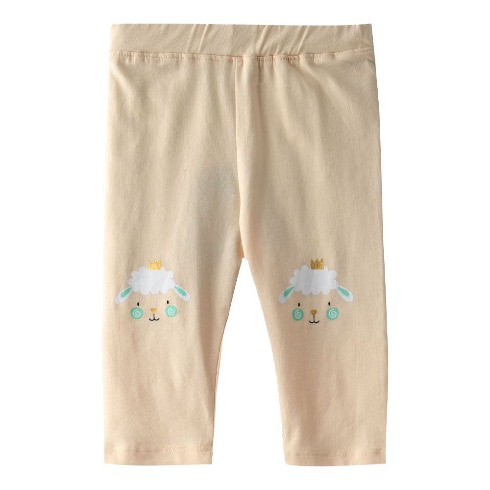 Baby girl sales cream leggings