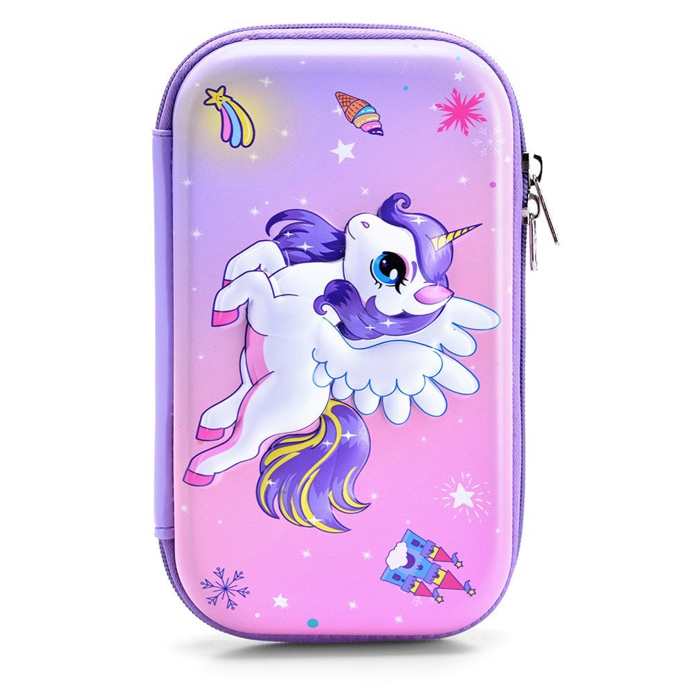 Multifunctional Pencil Box for Kids, Unicorn Pencil Box, Kids Pencil B