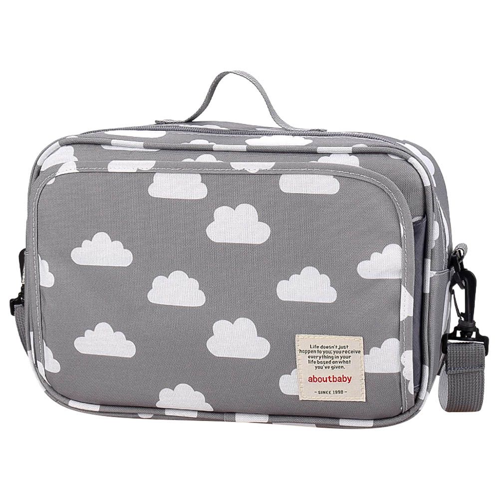 Little Story Baby Diaper Changing Clutch Kit Grey Clouds Buy at Best Price from Mumzworld