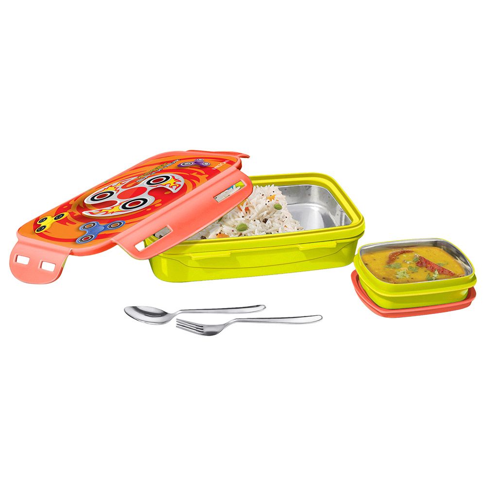 Milton KIDS Lunch Box / LEAK PROOF Tiffin Box for KIDS/ STAINLESS STEEL  Leakproof Tiffin For SCHOOL. 