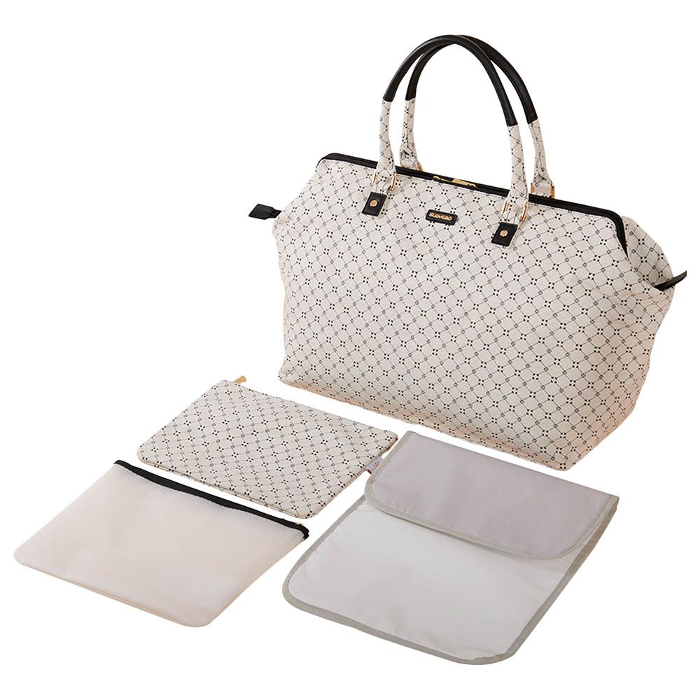 Silver store diaper bag