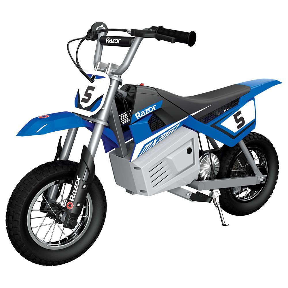 Battery powered store dirt bike