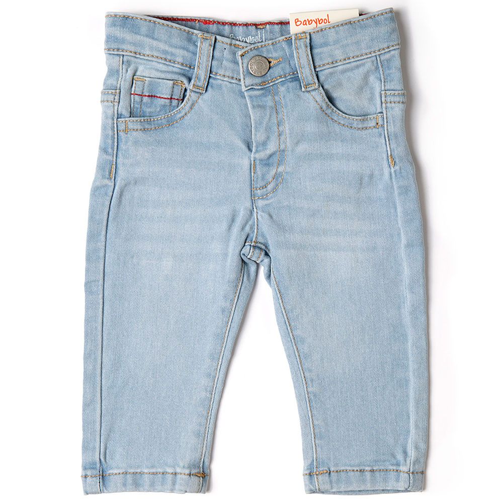 Dymples Baby Knee Panel Jeans - Blue | BIG W