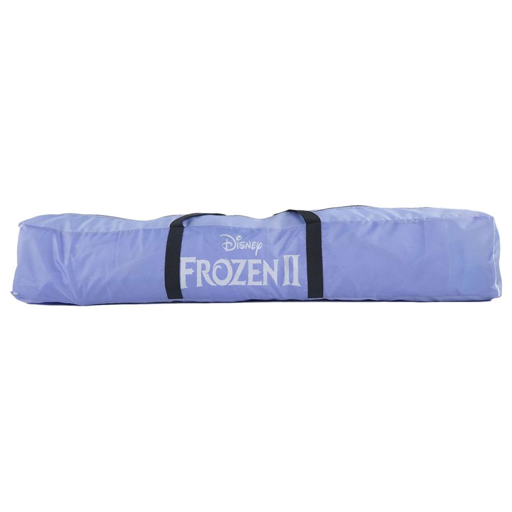 Frozen tent and outlet sleeping bag