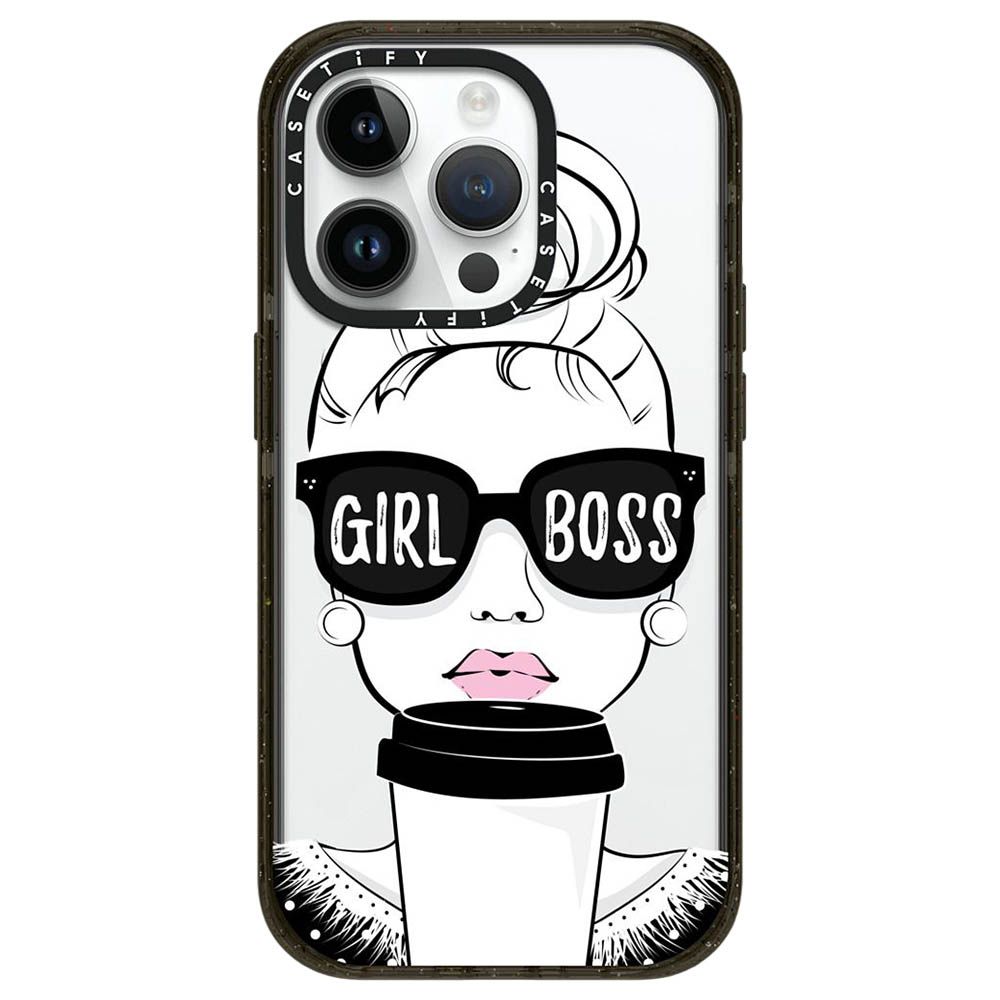 Casetify - Iphone 14 Pro Impact Case w/ Magsafe - Girl Boss