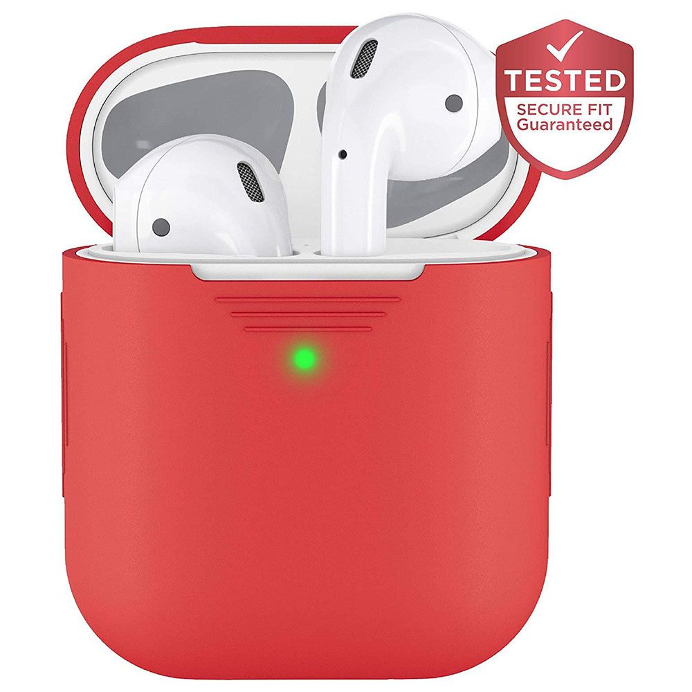 KeyBudz PodSkinz 2G AirPods 1 2 Case Red Buy at Best