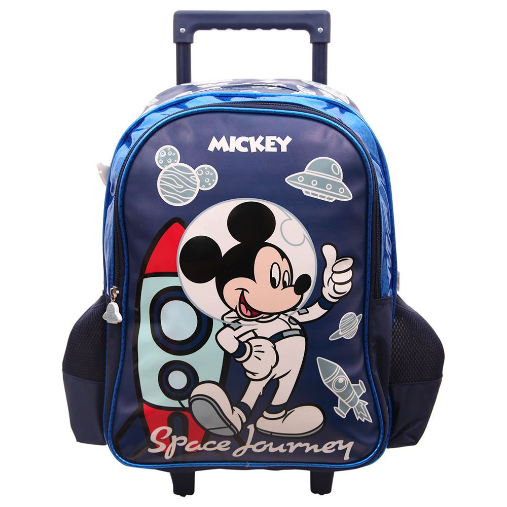 Disney Frozen Mickey Space Journey Trolley Bag 16 Inch Blue