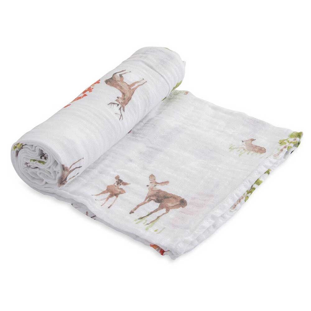 Deer sales muslin blanket