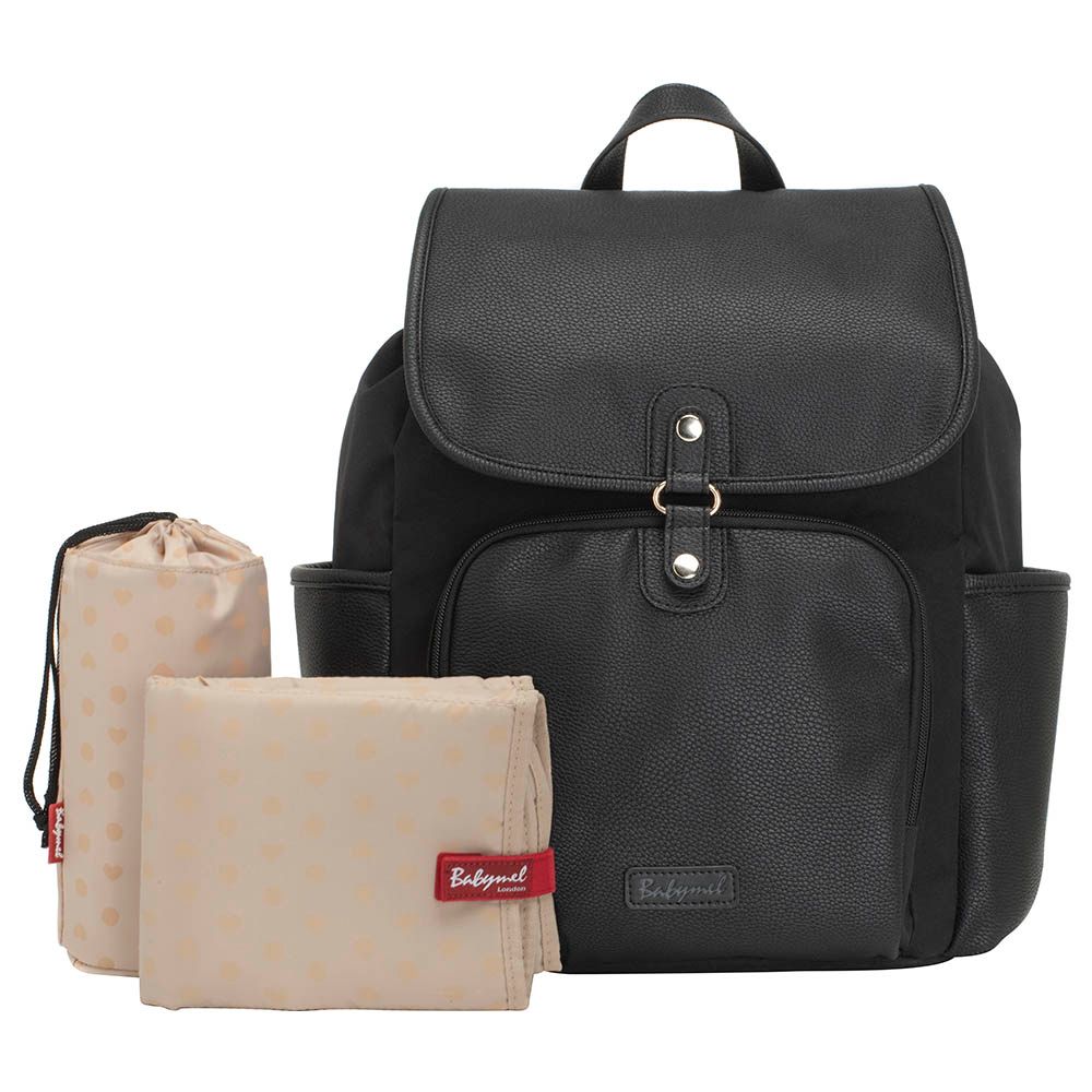 Leather baby hot sale diaper bag