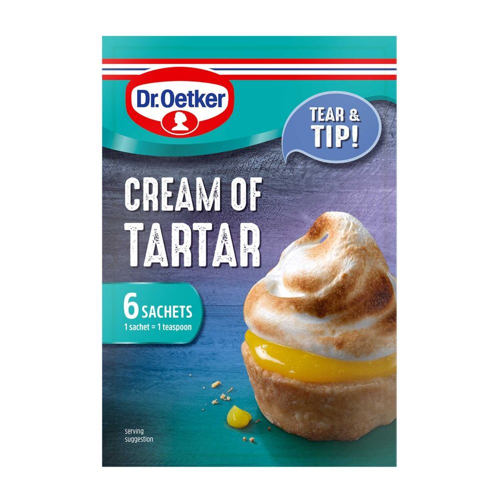 Dr. Oetker Cream Of Tartar Sachets 6 x 5g