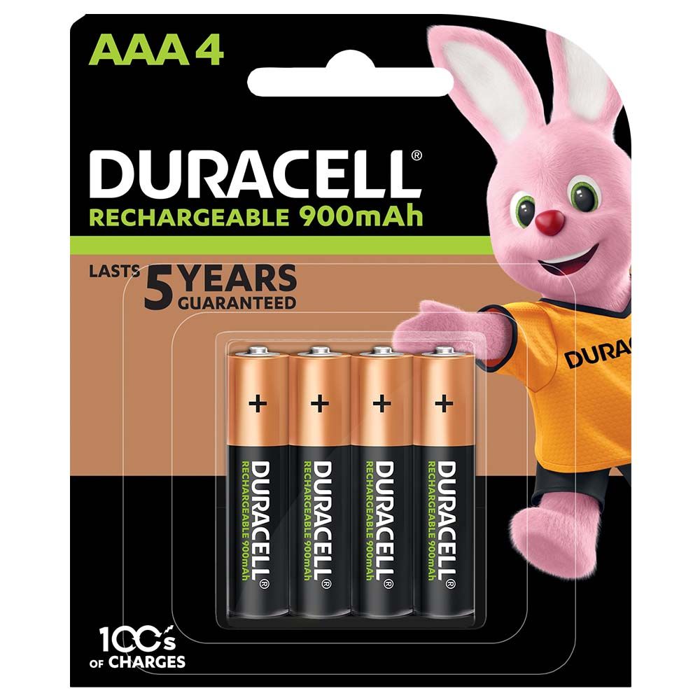 Piles rechargeables DURACELL AAA4 LR03 750mAH 1,2V - VISIONAIR Maroc