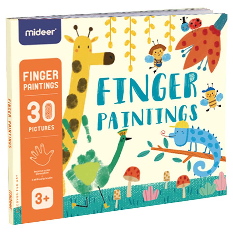 Washable Finger Paint,10 Colors*60ml with tools - Set of 33 — Shuttle Art