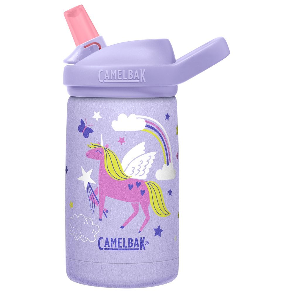 Unicorn Water Bottle Straw Type With Lid 350ml Drinking Bottle