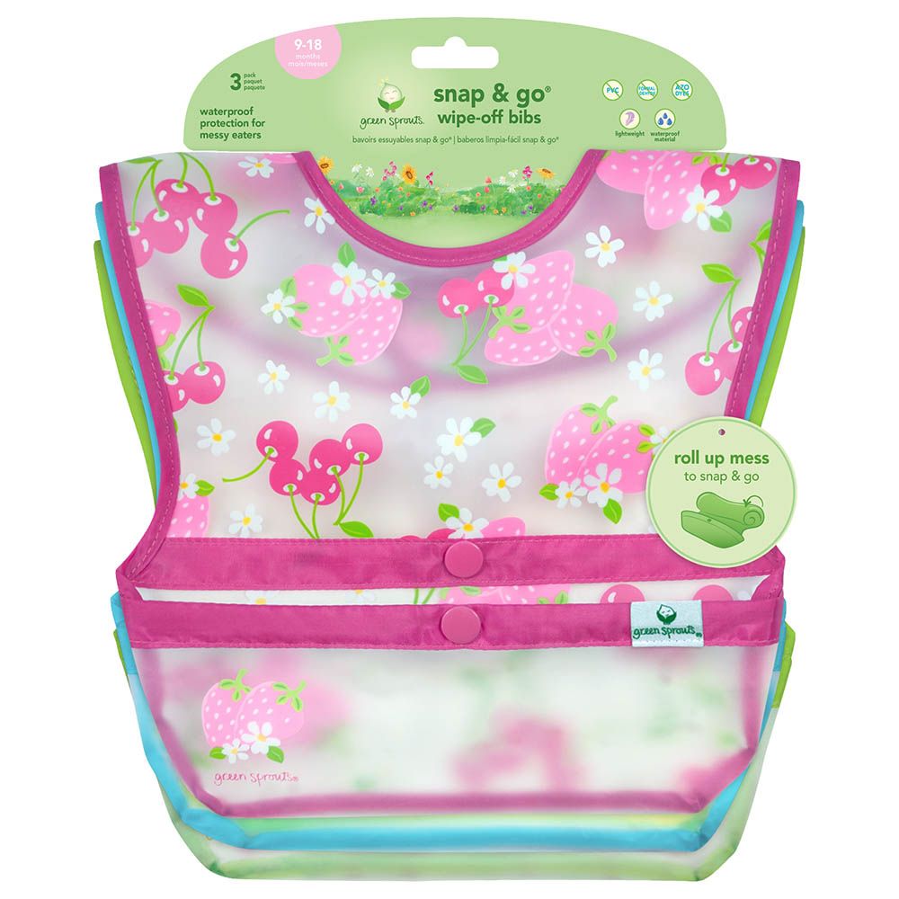 Green best sale sprouts bibs