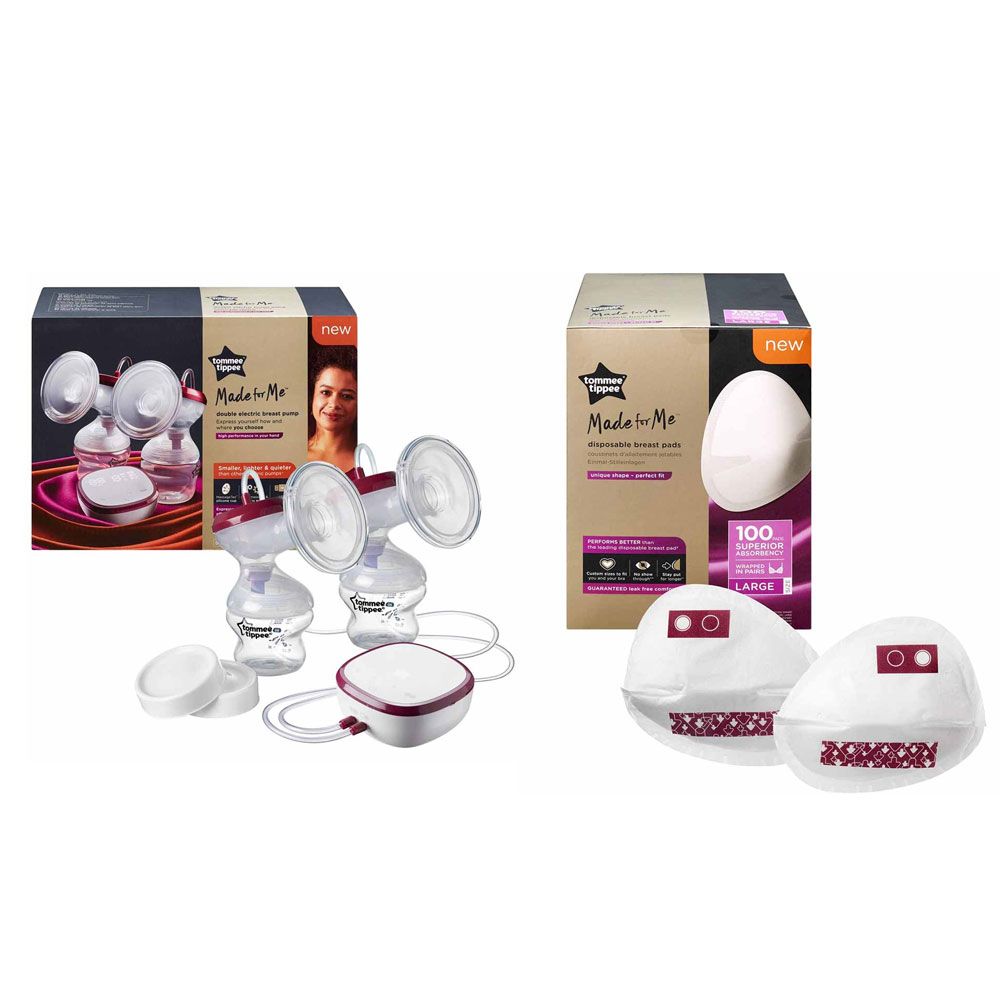 Tommee Tippee Made for Me Double Electric Breast Pump + Disposable