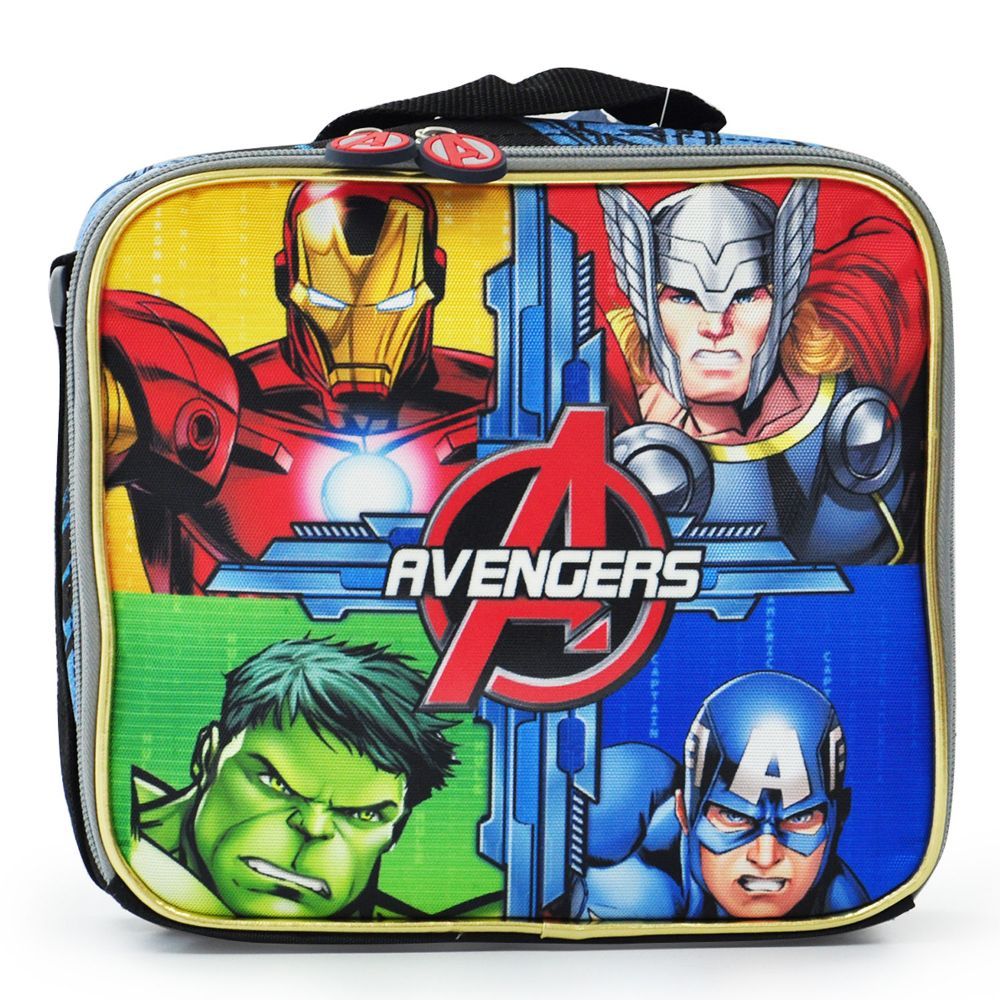 Marvel Shop Spiderman Lunch Box Travel Activity Set ~ Insulated