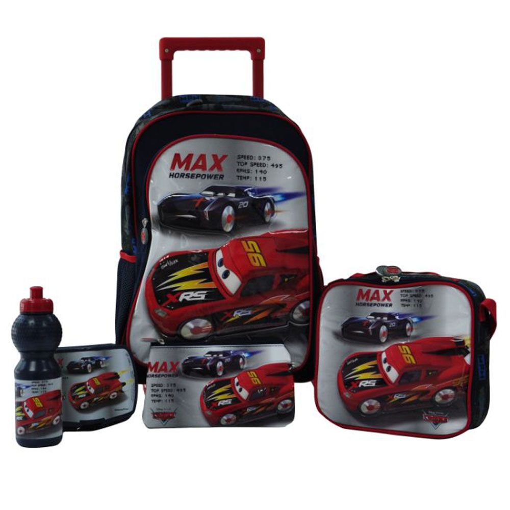 Disney - Cars Max Horsepower 5-in-1 Trolley Backpack 16