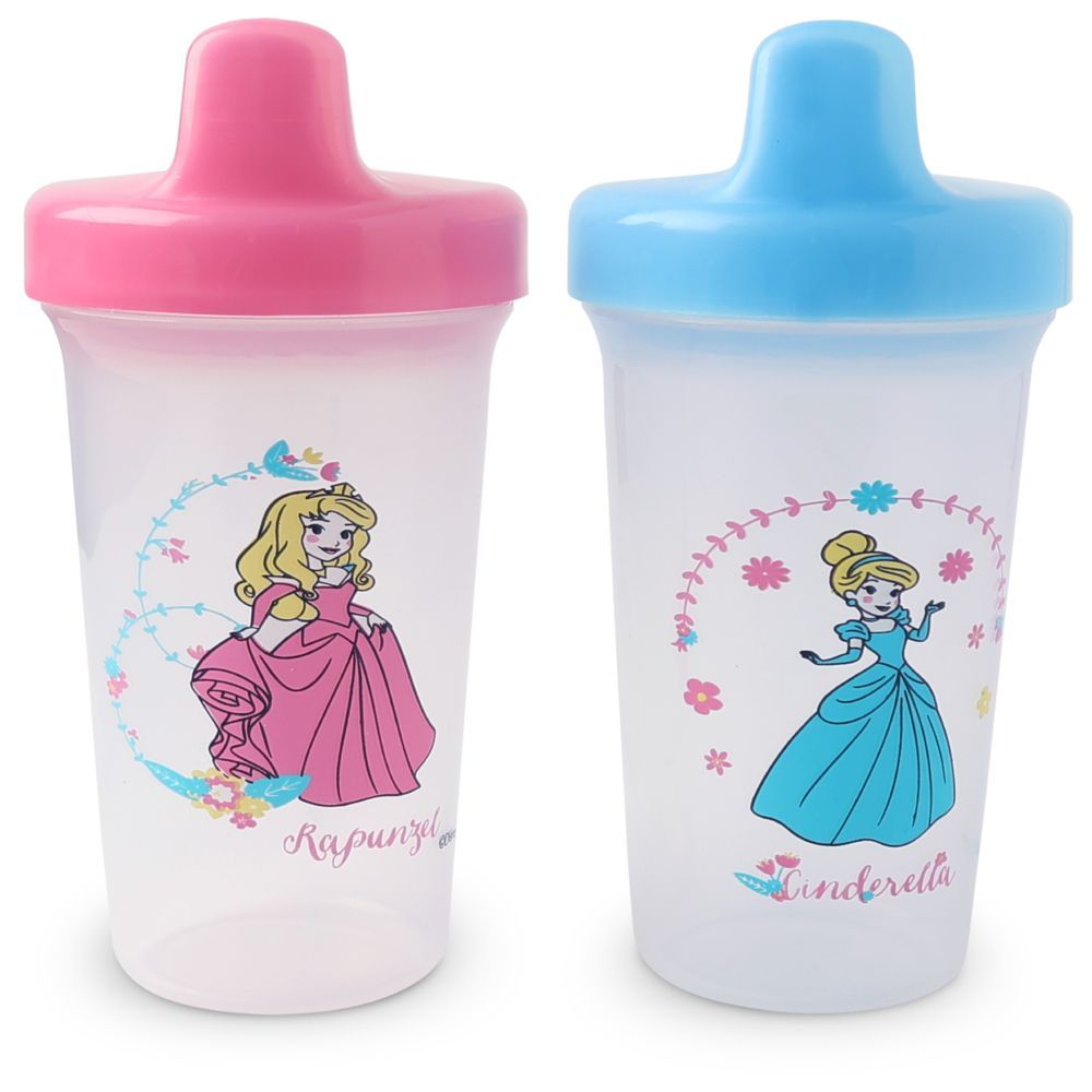 2pcs Silicone Sippy Cups Baby Sippy Cups with Straw Silicone Toddler Cups