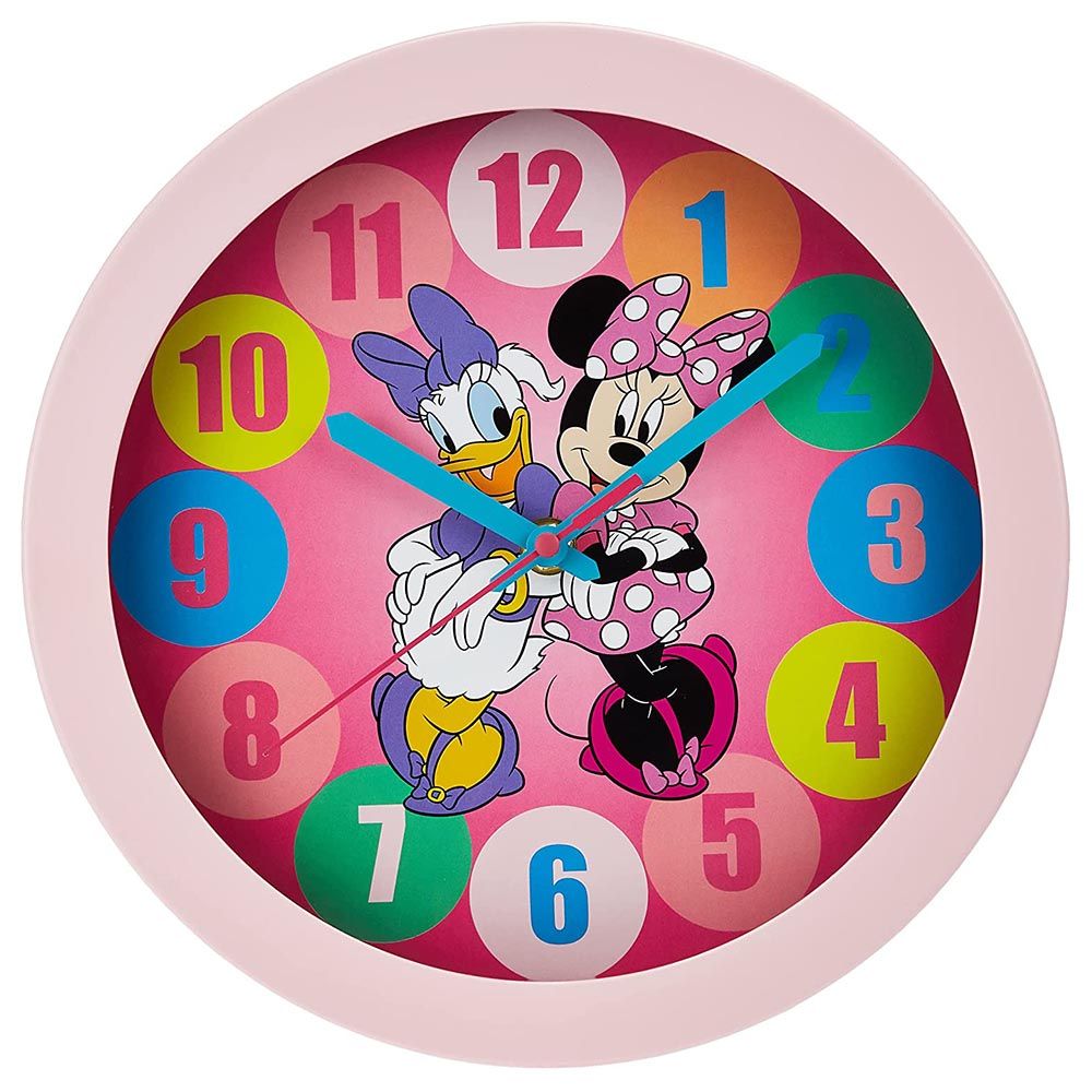  Minnie Mouse Wall Clock for Girls, Women - Disney Room Decor  Bundle with 9.5 Minnie Wall Clock Plus Bookmark and More for Kids and  Adults