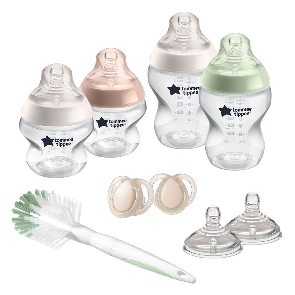 Tommee Tippee Closer to Nature Feeding Bottle Kit- Clear