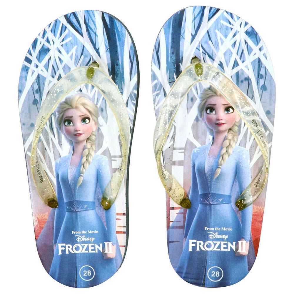 Disney frozen best sale flip flops