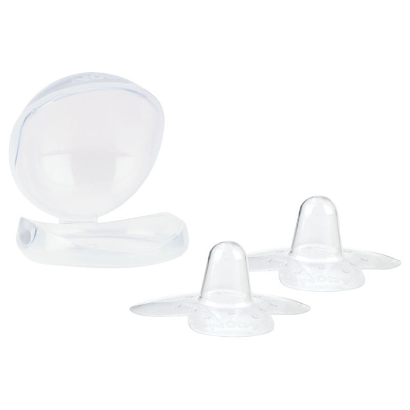 Nuby - Set of 2 Nipple Protectors - Clear