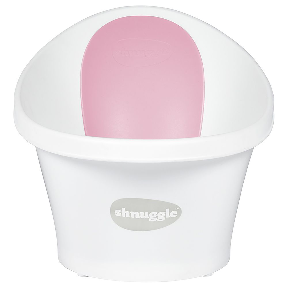 Shnuggle Baby Bath Tub w/ Baby Bum Bump Support & Cozy Foam Back