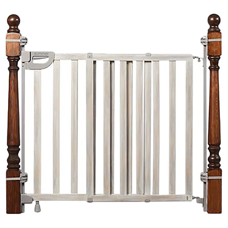 Summer infant wood hot sale and metal gate