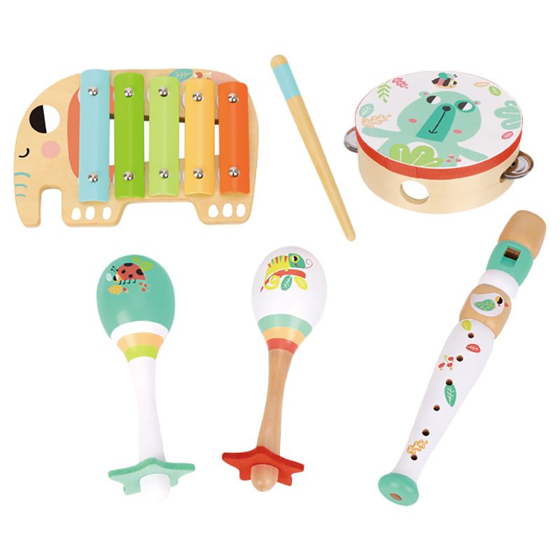 Wooden musical hot sale instrument set