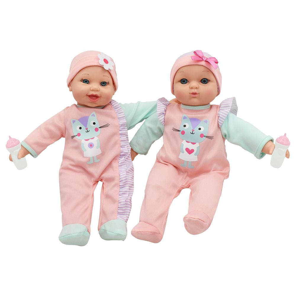 Talking twin hot sale baby dolls