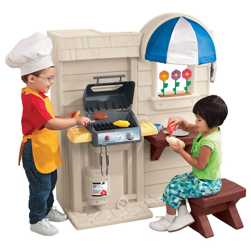 Little tikes kitchen cheap with attached grill