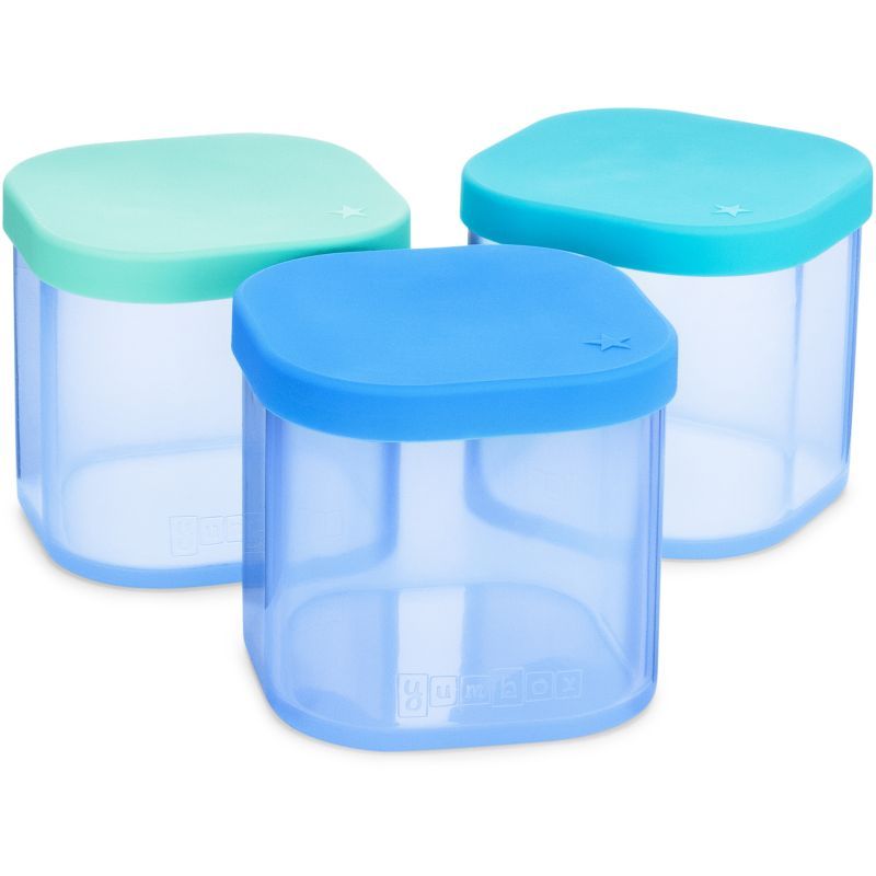 Yumbox Chop Chop Glass Cubes: Vibrant